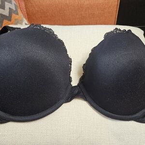 Soma Black Embraceable Push Up Lace Bra